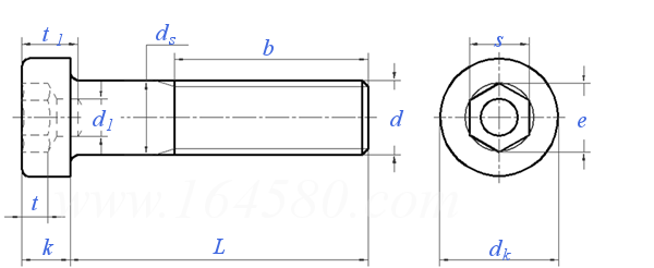 内六角加长螺栓 JB /ZQ 4725 - 2006