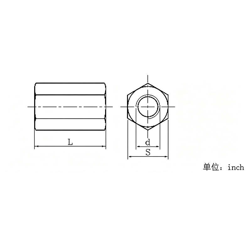 Hex Coupling Nut[Table13]