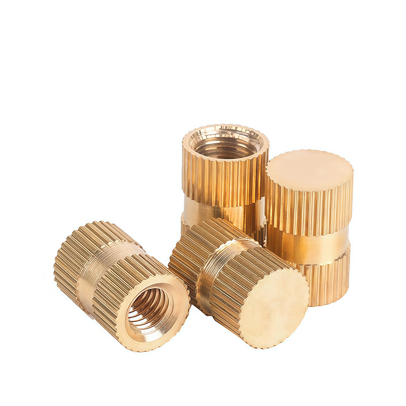 Knurled Through-Hole Panel Nut with Center Slot, Enclosed Type, Q-Type