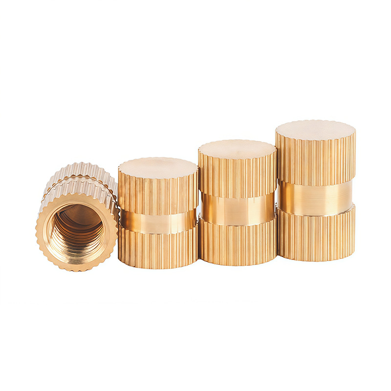 Knurled Through-Hole Panel Nut with Center Slot, Enclosed Type, Q-Type