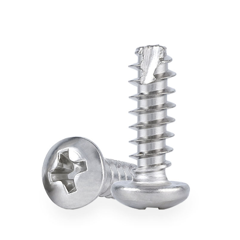 Cross Recessed Pan Head Self-Tapping Screw with Slash Point