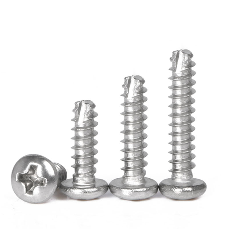 Cross Recessed Pan Head Self-Tapping Screw with Slash Point