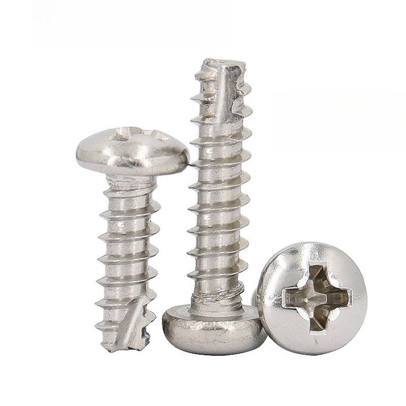 Cross Recessed Pan Head Self-Tapping Screw with Slash Point