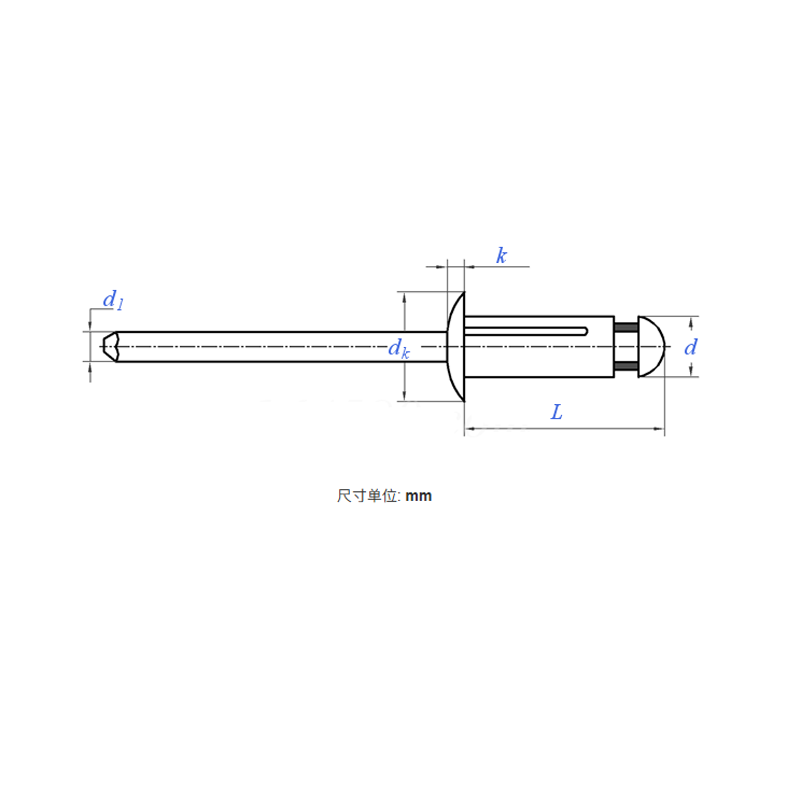Lantern Rivet (Blind Rivet)