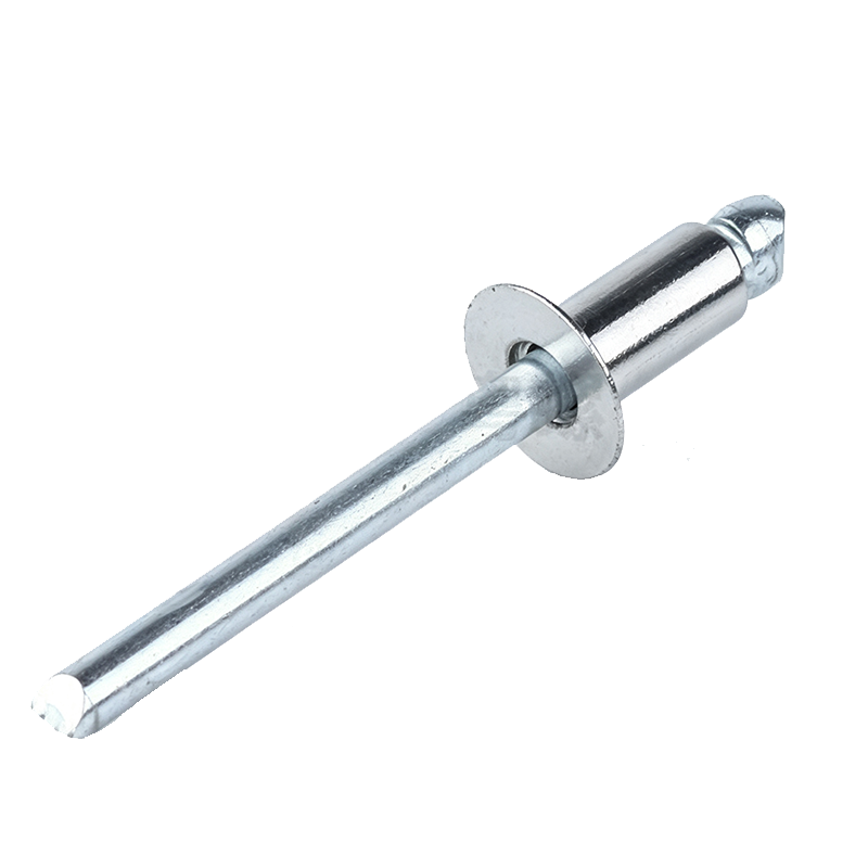 Closed-End Flat/Round Head Blind Rivet — 30-Class Steel