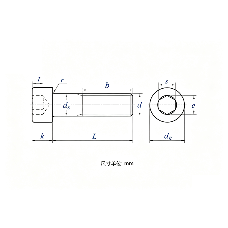 Stainless Steel Socket Head Cap Screw