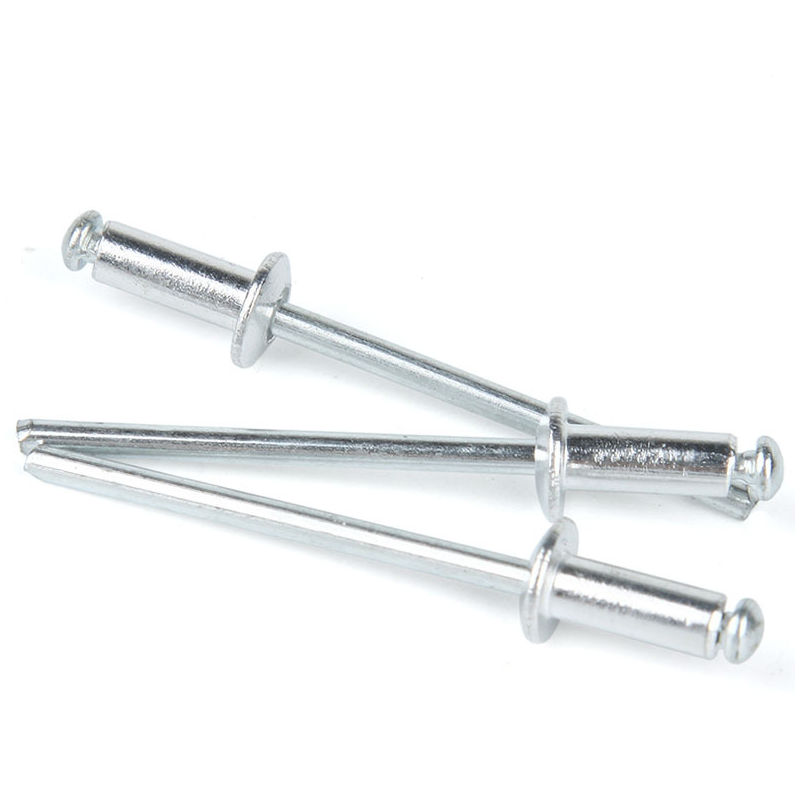 Open End Blind Rivet with Round Flat Head