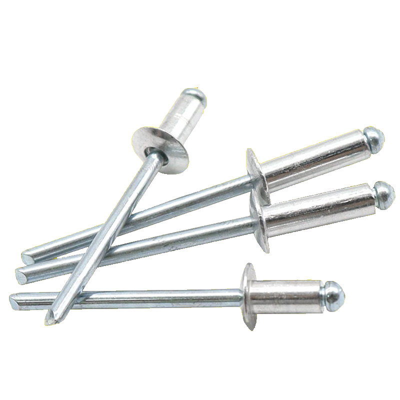 Open End Blind Rivet with Round Flat Head