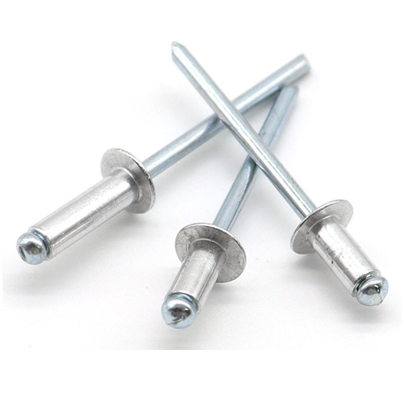 Open End Blind Rivet with Round Flat Head
