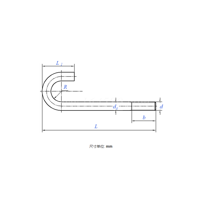 J-Type Foundation Bolt
