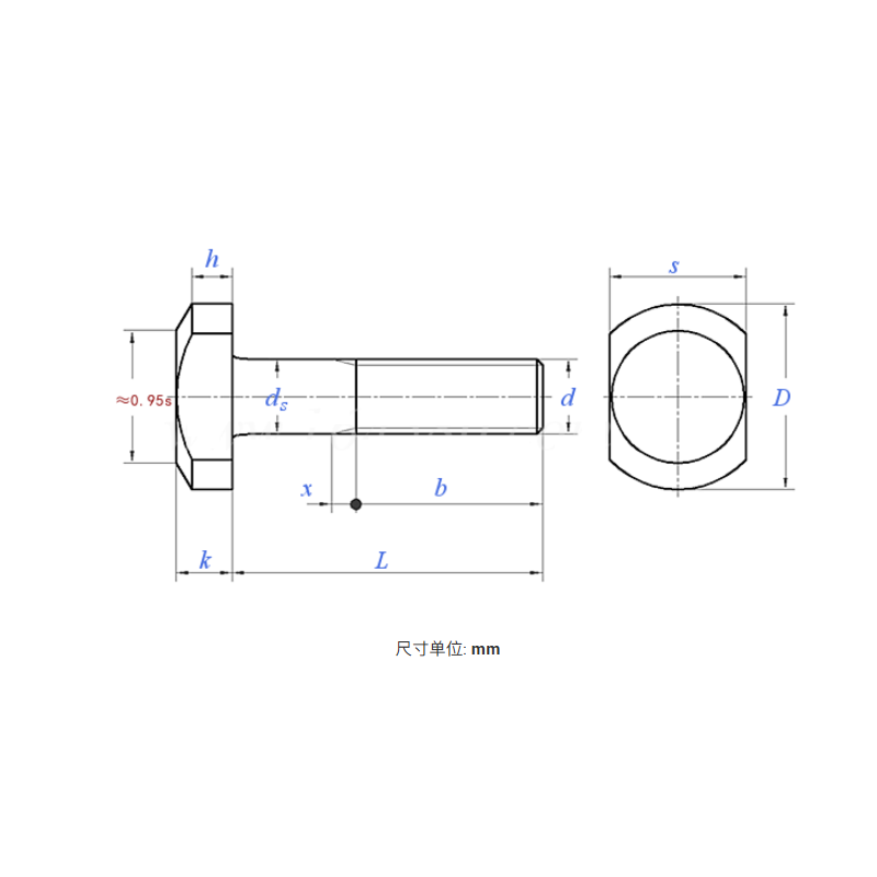 T-Slot Bolt