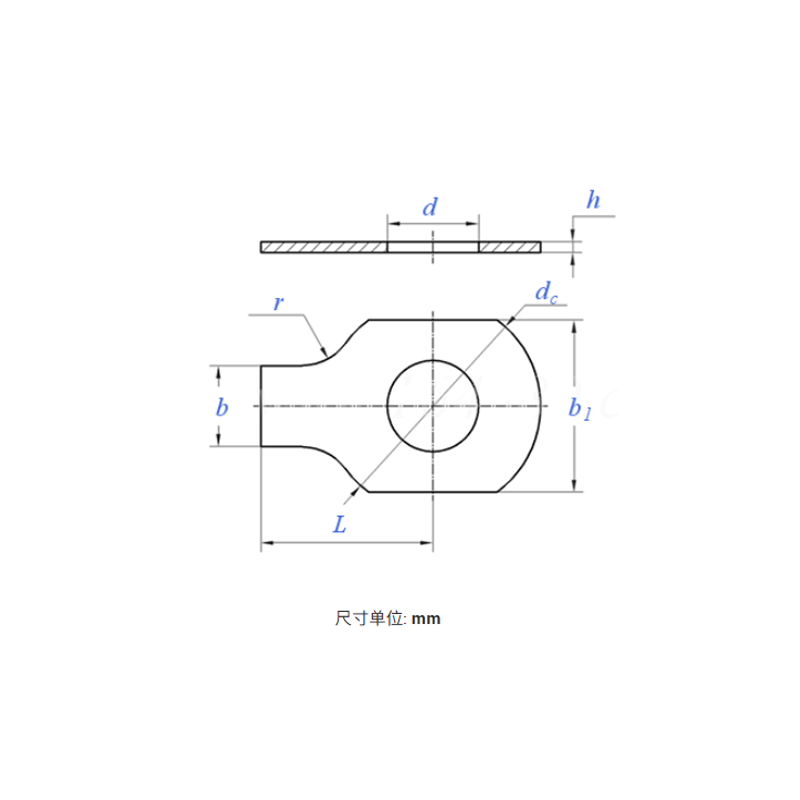 Single Ear Tab Washer
