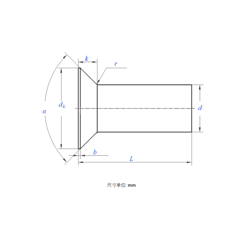 Countersunk Head Rivet