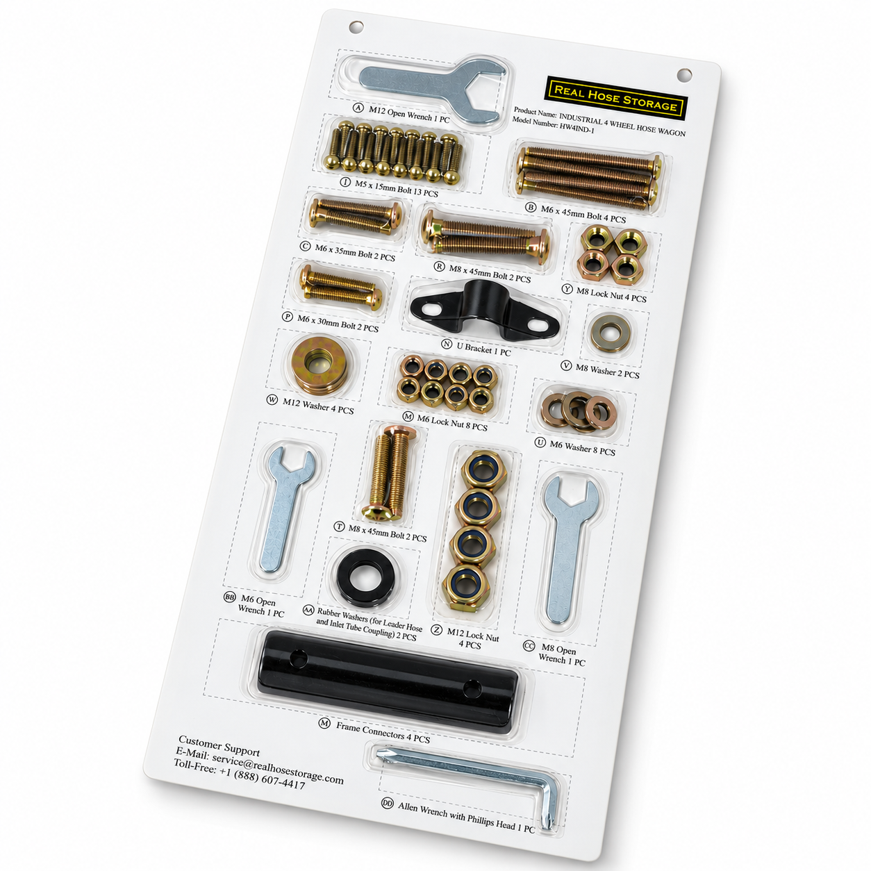 Blister Packaging for Fitness Equipment Screw Accessories