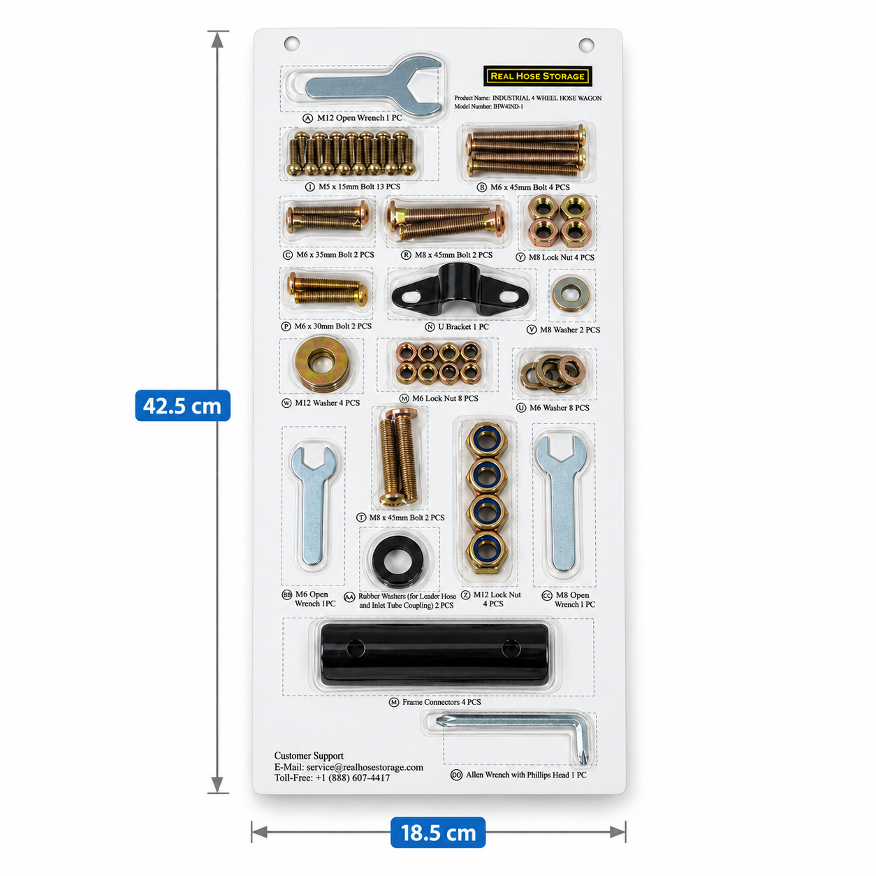 Blister Packaging for Fitness Equipment Screw Accessories