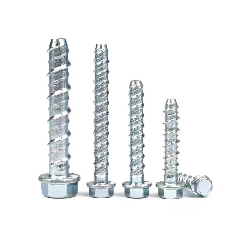 Concrete Undercut Self-Tapping Anchor, Hex Flange Head (US)
