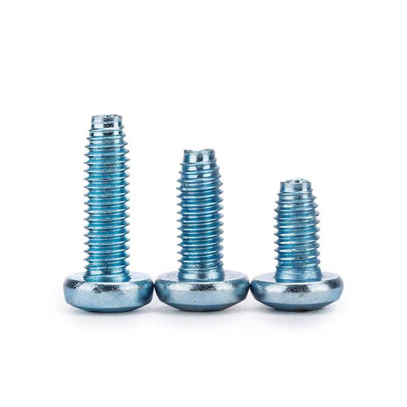Cross recessed pan head thread rolling screw