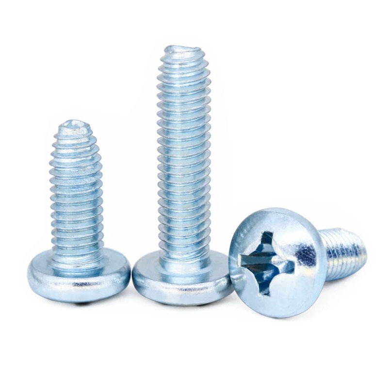 Cross recessed pan head thread rolling screw