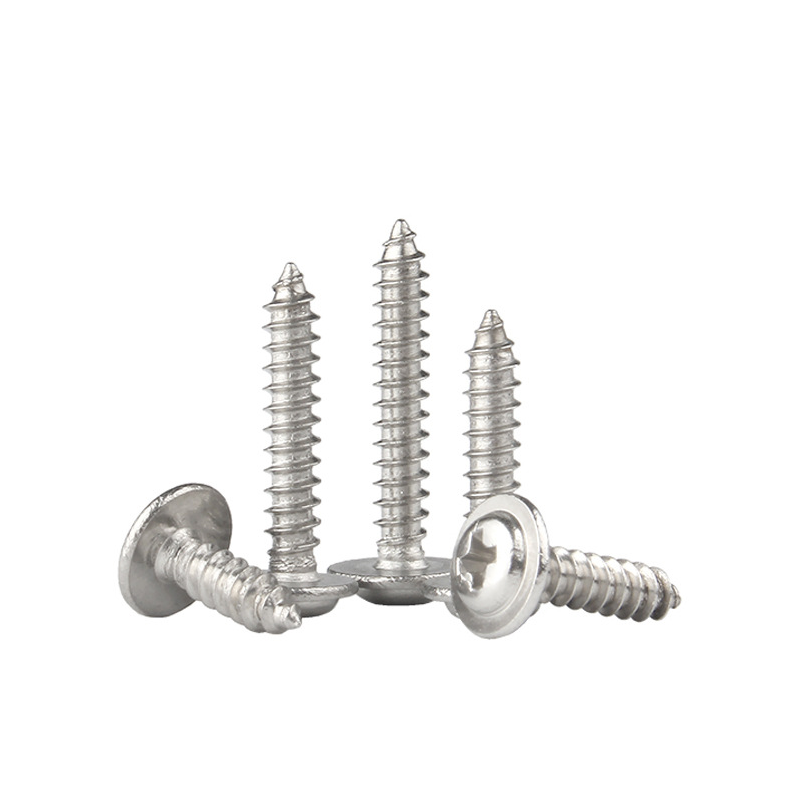 Cross Recess Pan Head Self-Tapping Screw with Washer