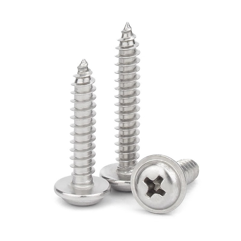 Cross Recess Pan Head Self-Tapping Screw with Washer