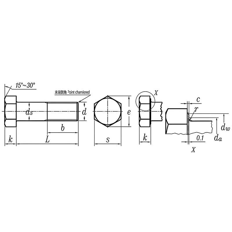 Hot-Dip Galvanized Bolts for Tower Structures