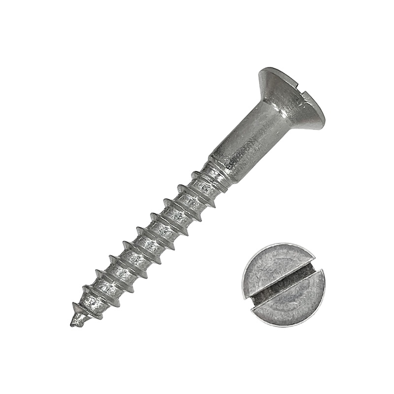 Slotted Countersunk Head Wood Screw